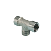 Picture of 11214 - Tee Piece Male - Standard Fittings - 1/4" Male Thread To 1/4" Female Thread with Male Tee - Brass