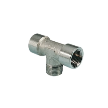 Picture of 11218 - Tee Piece Male - Standard Fittings - 1/8" Male Thread To 1/8" Female Thread with Male Tee - Brass
