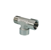Picture of 11338 - Tee Piece Female - Standard Fittings - 3/8" Male Thread To 3/8" Female Thread with Female Tee - Brass