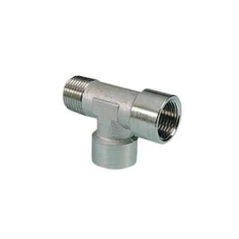 Picture of 11338 - Tee Piece Female - Standard Fittings - 3/8" Male Thread To 3/8" Female Thread with Female Tee - Brass