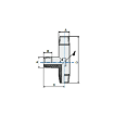 Picture of 11638 - Tee Piece Male - Standard Fittings - 3/8" Male Thread To 3/8" Male Thread with Male Tee - Brass