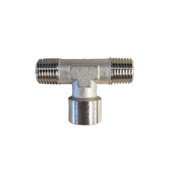 Picture of 11701 - Tee Piece Female - Standard Fittings - 1" Male Thread To 1" Male Thread with Female Tee - Brass