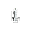 Picture of 1190818 - Hose Adaptor Male - Standard Fittings - 8mm Hose To 1/8" Male Thread - Brass