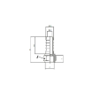 Picture of 1221212 - Hose Adaptor Female - Standard Fittings - 12mm Hose To 3/8" Female Thread - Brass