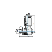 Picture of 1506M5 - Banjo Single - Push-In Fitting - 6mm Tube to M5 Male Thread - Polymer