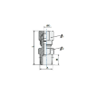 Picture of 2010838 - Adaptor Taper Straight Male - Compression Fittings - 8mm Tube To 3/8" Male Thread - Brass