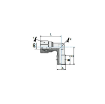 Picture of 2050618 - Elbow Male - Compression Fittings - 6mm Tube To 1/8" Male Thread - Brass