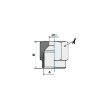 Picture of 2101200 - Nut - Compression Fittings - 12mm Outer Diam To M18X1.5 Diameter - Brass