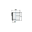 Picture of 2111000 - Olive - Compression Fittings - 10mm Diameter To 13mm Diameter - Brass