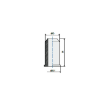 Picture of 2120800 - Support Bush - Compression Fittings - 8mm Outer Diam To 9.5mm Outer Diam - Brass