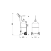 Picture of 23026 -Wheel Mounted AISI 304 Polished Stainless Steel Pressure Sprayer with 24 Litres Tank