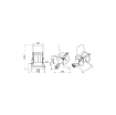 Picture of 236560.205 - Manual Trolley-Mounted Hose Reel, S.560, For Hot Water, 100 Bar Without Hose. Inlet-Outlet G 1/2" (F