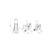 Picture of 246544.205 - Manual Trolley-Mounted Hose Reel In Stainless Steel Aisi 304, S.540, For Hot Water, 100 Bar, Without