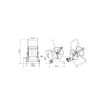 Picture of 259565.205 - Manual Trolley-Mounted HoseReel in AISI 316 Stainless Steel Series 560