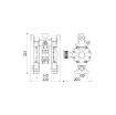 Picture of 2A8/1677EA5 - Dual Inlet Diaphragm Pump Series 1/2" 120-Ppbb In Polypropylene With Membranes In Epdm, Seats And Ba