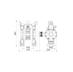 Picture of 2B3/16117SS5 - Diaphragm Pump Series 1/2" 120-Ppab In Polypropylene And Aluminum With Membranes In Santoprene™, Sea
