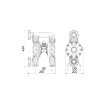 Picture of 2B7/26117EAI - Dual Inlet Diaphragm Pump Series 1" 1000-Ppab In Polypropylene And Aluminum With Membranes In Epdm,