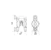Picture of 2B7/26117NHI - Dual Inlet Diaphragm Pump Series 1" 1000-Ppab In Polypropylene And Aluminum With Membranes In Nbr, S
