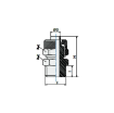 Picture of 301Z0614 - Adaptor Paralell Straight Male - Quick Coupler - 6mm Tube to 1/4" Male Thread - Brass