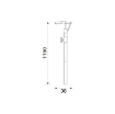 Picture of 30200 - Double Acting Manual Oil Pump For 50-220 Kg Drums & Flexible Delivery Hose Length 2 M