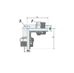 Picture of 3060800 - Elbow - Quick Coupler - 8mm Tube To 8mm Tube - Brass