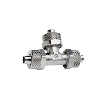 Picture of 3090600 - Tee Piece Tube - Quick Coupler - 6mm Tube To 6mm Tube with Tube Tee - Brass