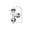 Picture of 3090600 - Tee Piece Tube - Quick Coupler - 6mm Tube To 6mm Tube with Tube Tee - Brass