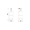 Picture of 32016 - Manual Oil Dispenser 16 Litre With Level Gauge