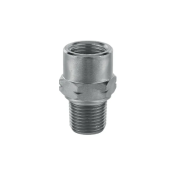 Picture of 33269 - Adaptor G 2.1/2" (M) X Npt 2"1/2 (F) White Zinc Plated Version