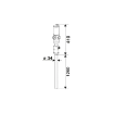 Picture of 33363 - Stainless Steel Aisi 304 Transfer Pump S. 600, With Viton® Seals, Suction Tube 1260 Mm With Bung Ada