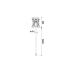 Picture of 33516 - 50L/Min Diaphragm Pump Series APPB-12 in Polypropylene & Aluminium with Suction Tube