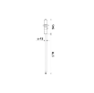 Picture of 36330 - 18L/Min Wall Mounted Kit for IBC Tanks, with Pump and Suction Tube 1260 mm