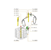 Picture of 36330 - 18L/Min Wall Mounted Kit for IBC Tanks, with Pump and Suction Tube 1260 mm