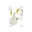 Picture of 36340 - Wall Mounted Kit For Ibc Tanks, With Pump R 5:1 - 45 L/Min & Suction Tube 1260 mm