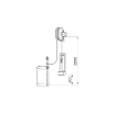 Picture of 37675/A - 18L/Min Wall Mounted Kit for Oil with Pneumatic Piston Pump Suitable for Drums 180-220 Kg