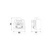 Picture of 37781 - Digital Litre-Counter For Oil 3/4" Suitable For Gun & Pump, Flowrate 70 L/Min