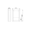 Picture of 39317 - Double Sided Service Column with 2 Supports for 6 Hose Reels with Containment Tank