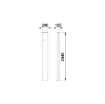 Picture of 39321 - Single Post Service Column for 1 Hose Reel 