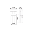 Picture of 39340 - Double Sided Service Column with 1 Support For 5+5 Hose Reels
