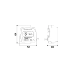 Picture of 39610 - 35L/Min Pulser Meter For Oil with Inlet-Outlet G 1/2" (F)