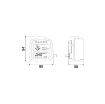 Picture of 39611 - 40L/Min Pulser Meter for Antifreeze with Inlet-Outlet G 1/2" (F)