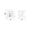 Picture of 39616 - 120L/Min Pulser Meter For Diesel Fuel with Inlet-Outlet G 1" (F) 10W, 0.5A 
