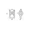 Picture of 3C6/5066VSSS - 580L/Min Diaphragm Pump in Aluminum with Cataphoresis Treatment Series AABM-2 Modular