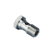 Picture of 40714V - Banjo Stem - Single - Push-In Fitting - 1/4" Male Thread   - Brass