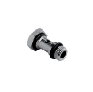 Picture of 40718 - Banjo Stem - Single with O-Ring - Push-In Fitting - 1/8" Male Thread   - Brass