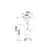 Picture of 42065 - Waste Oil Drainer with 65 Litre Tank and Central Bowl of 15 L