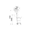 Picture of 42066 - Waste Oil Drainer 65 Litre With Side Bowl