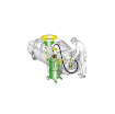 Picture of 42091 - Waste Oil Drainer with 90 Litre Capacity, Includes Side Bowl