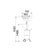Picture of 42115 - Waste Oil Drainer 115 Litre with Central Bowl