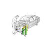 Picture of 43024 - Air Operated Wheel Mounted Waste Oil Drainer 24 Litre
